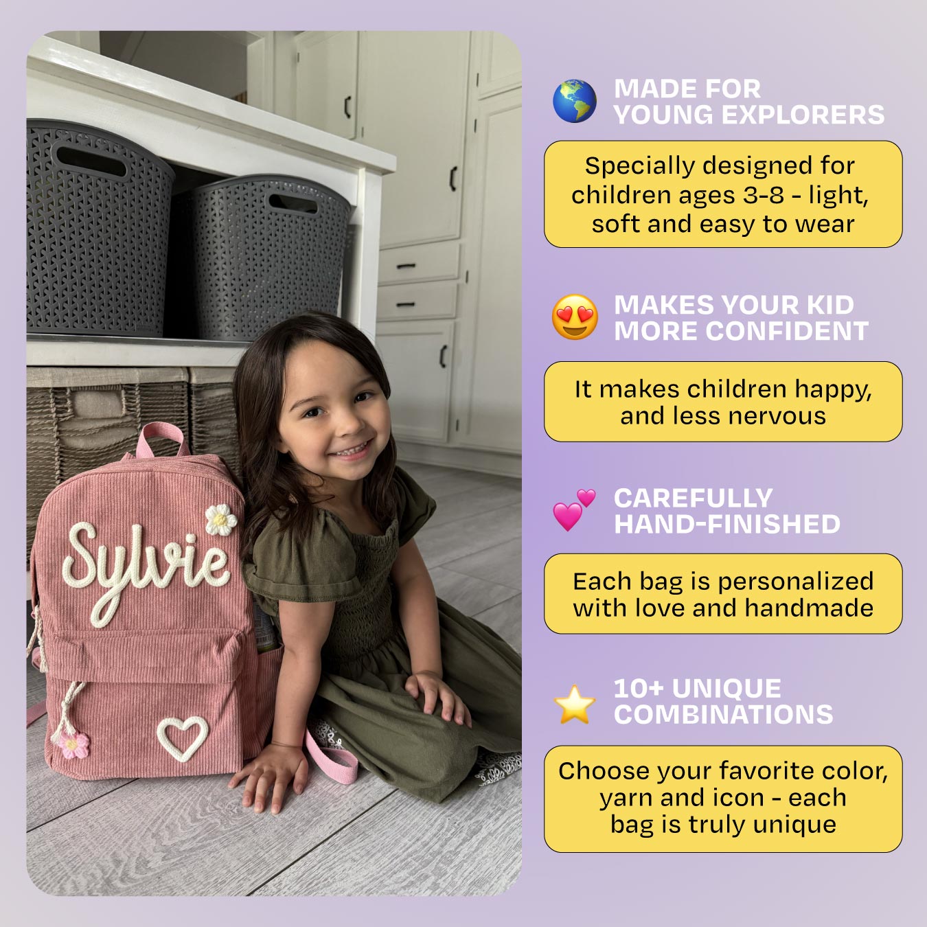 Beloved's - Personalized Knitted Backpack