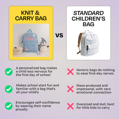 Beloved's - Personalized Knitted Backpack