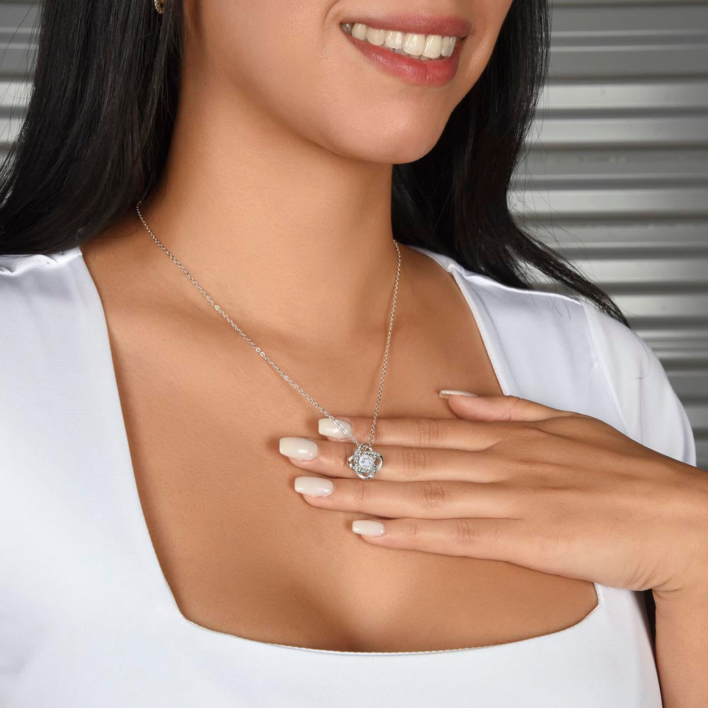 To My Bonus Daughter - "My Family Forever" Necklace